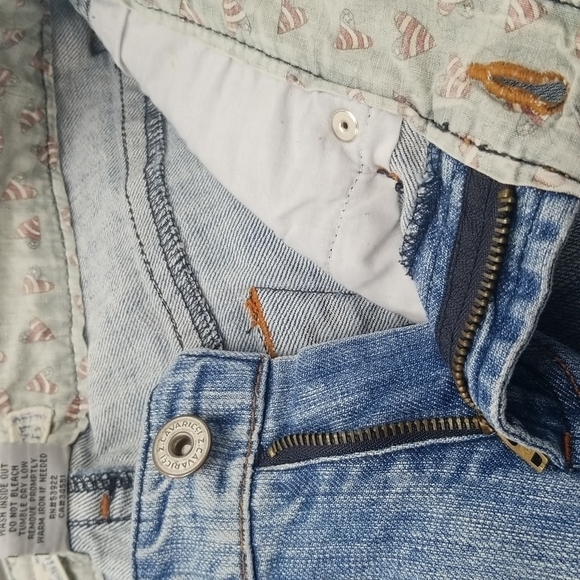 Z. Cavaricci SZ 5 JRS Light Wash Rigid Denim / Jean Capri Pants Retro Style - Picture 13 of 14